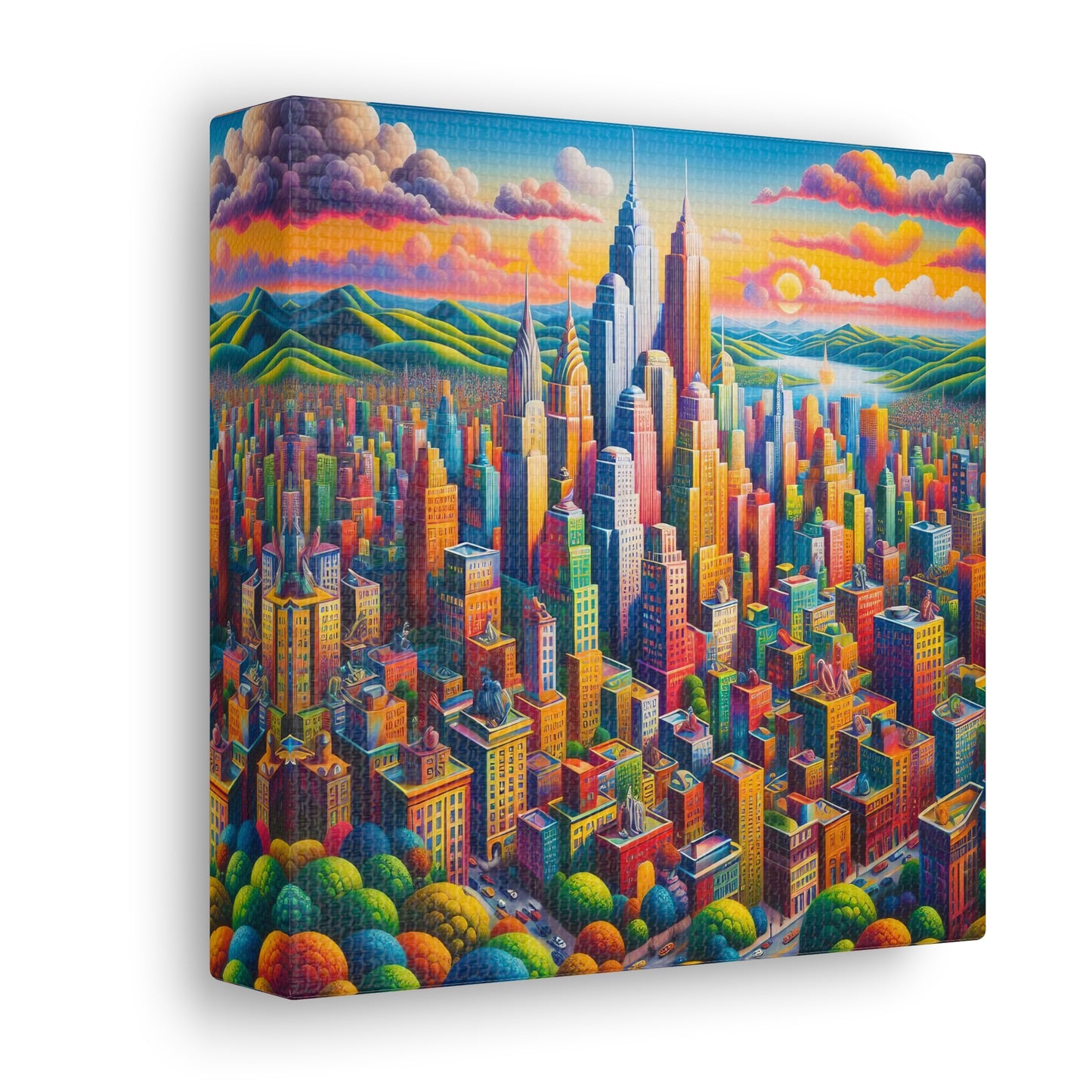 Canvas Gallery Wrap - City 16