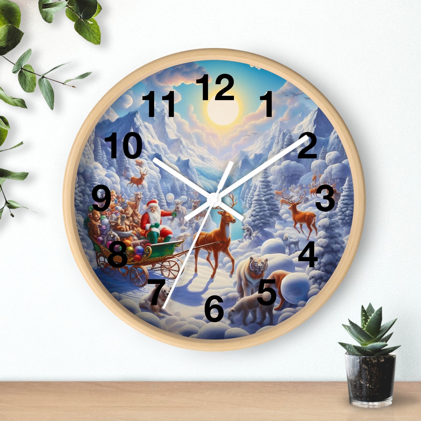 Wall Clock - Winter 123