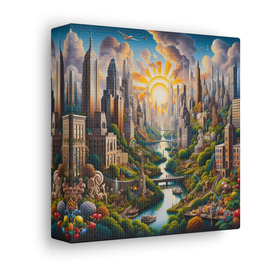 Canvas Gallery Wrap - City 3