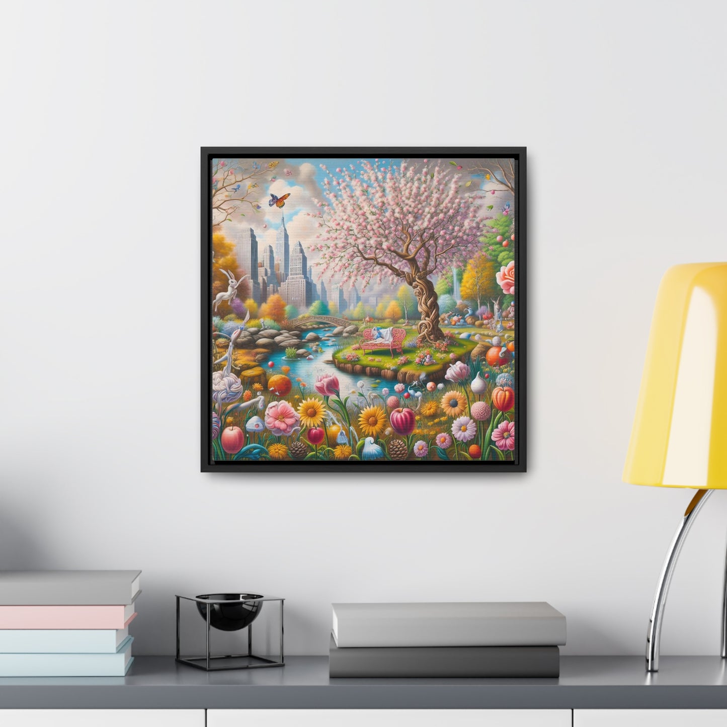 Framed Gallery Canvas Wrap - Spring 135