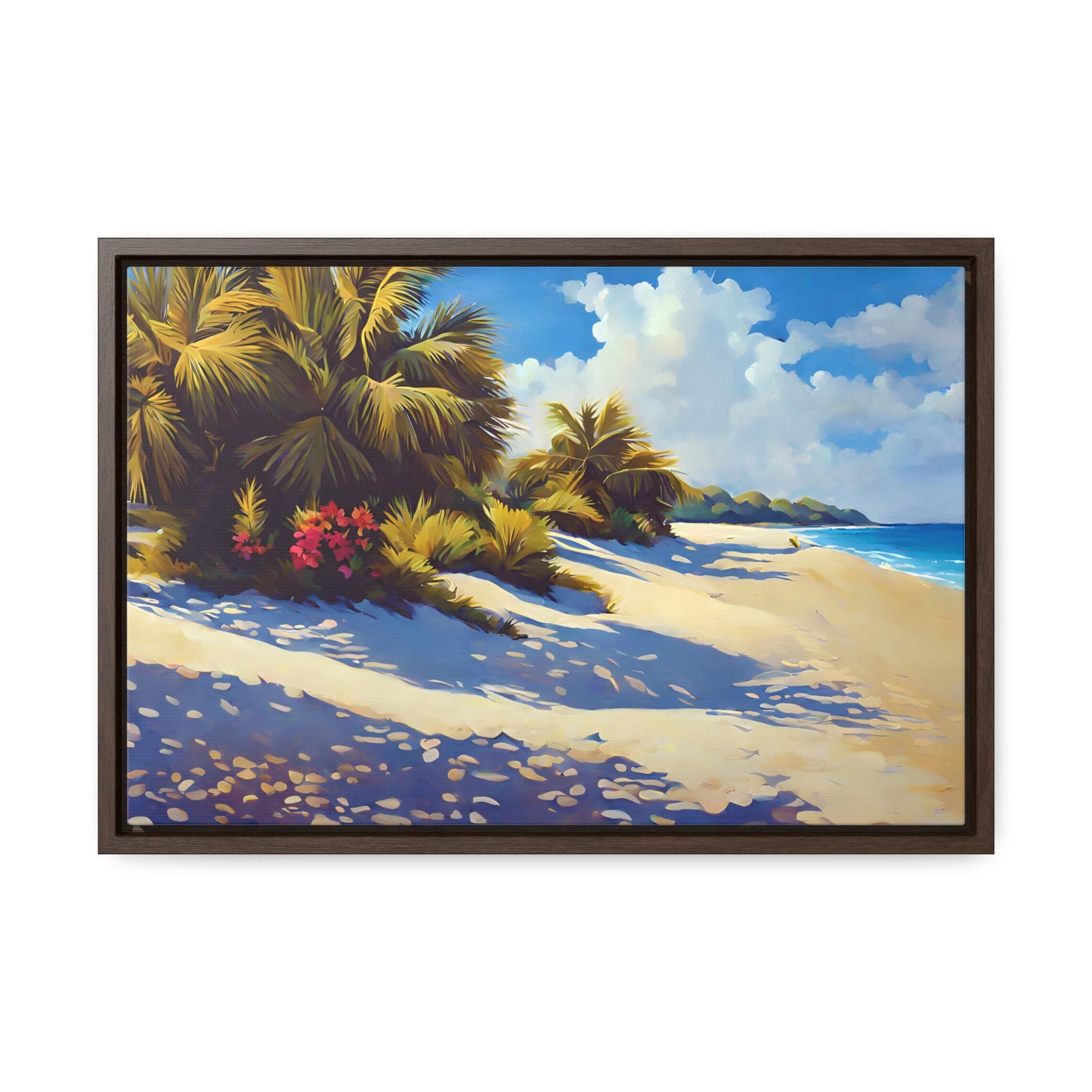 Framed Canvas Gallery Wrap - Beach 2012