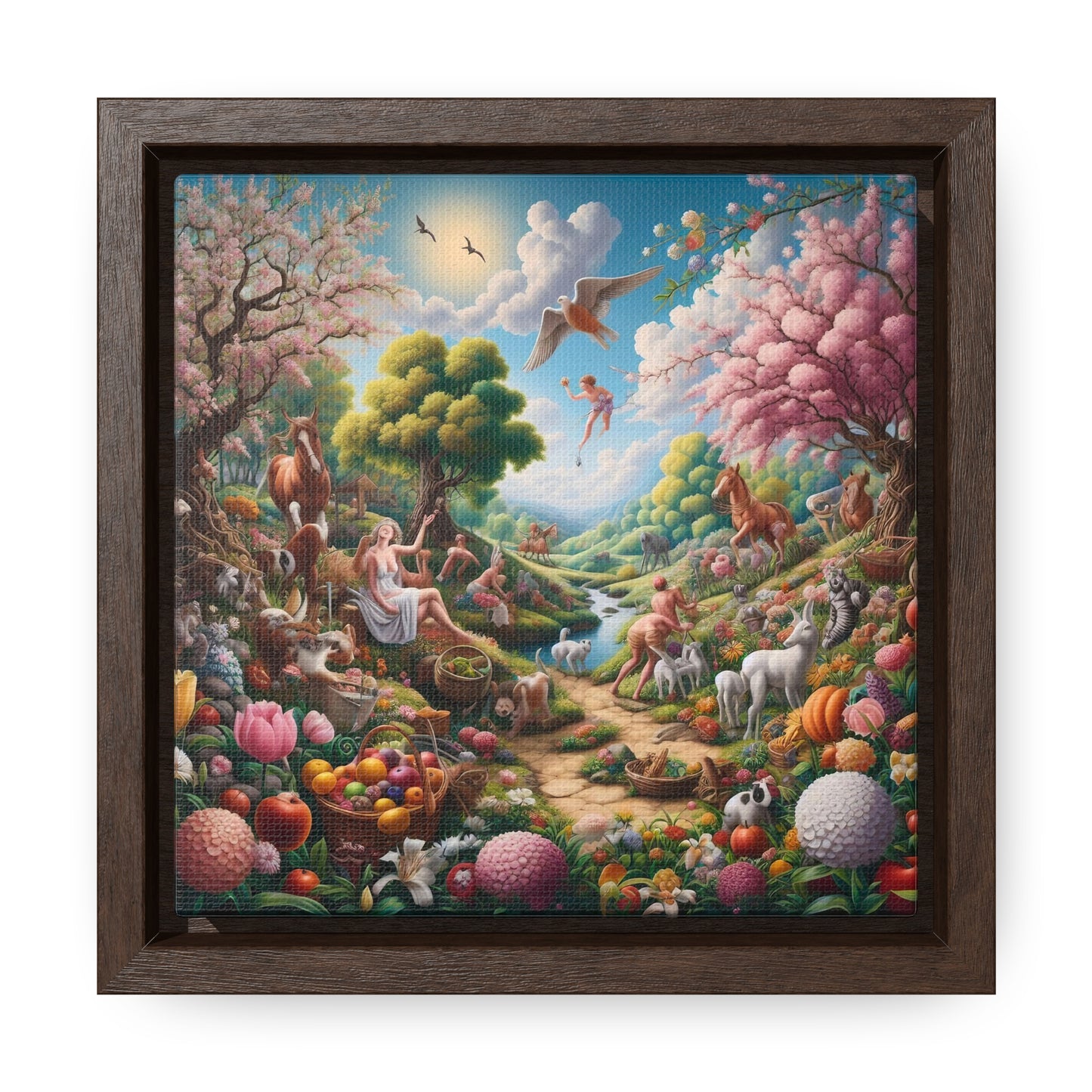 Framed Gallery Canvas Wrap - Spring 4