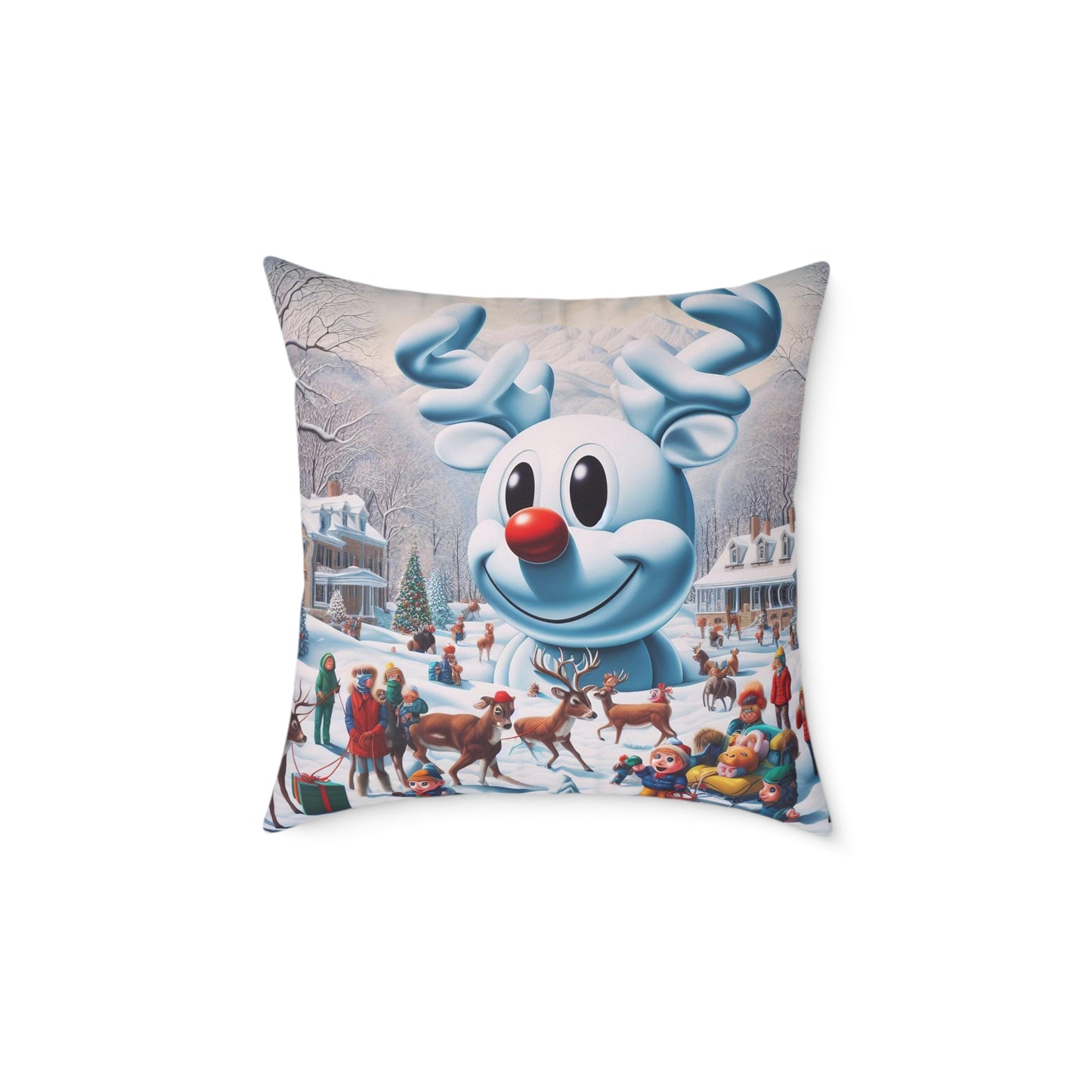 Spun Polyester Pillow - Winter 102