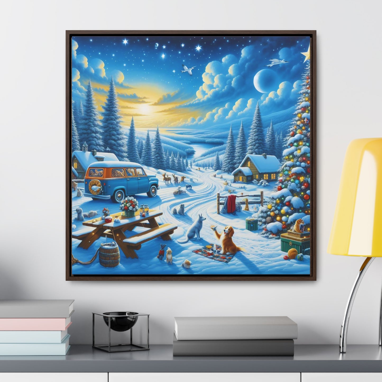 Framed Gallery Canvas Wrap - Winter 110