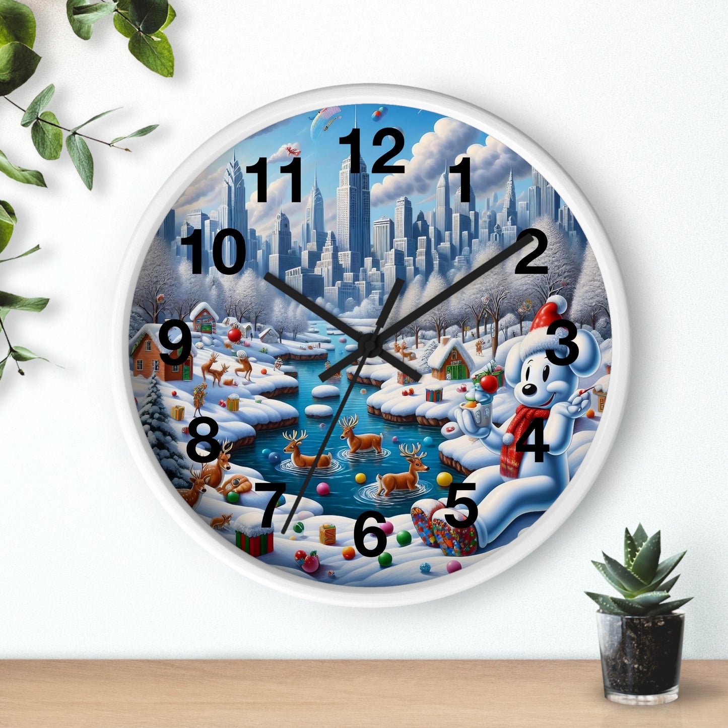 Wall Clock - Winter 126