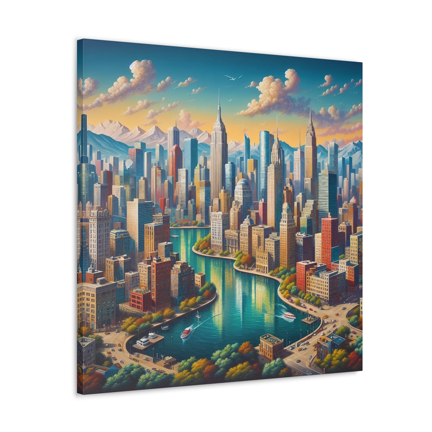 Canvas Gallery Wrap - City 1