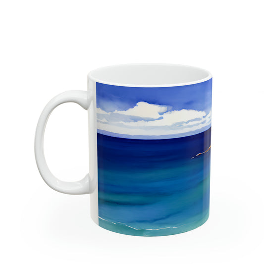 Ceramic Mug 11oz - Beach 5002