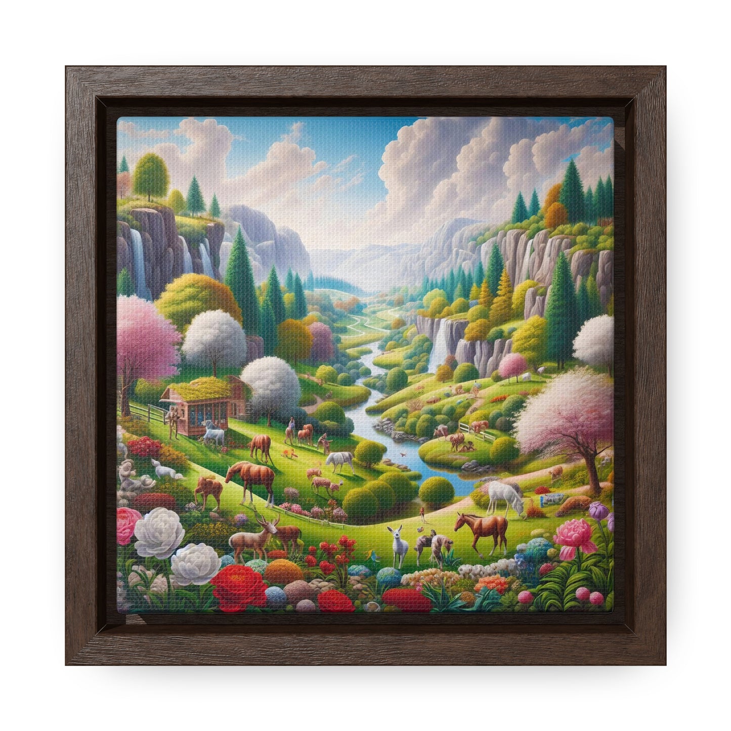 Framed Gallery Canvas Wrap - Spring 48