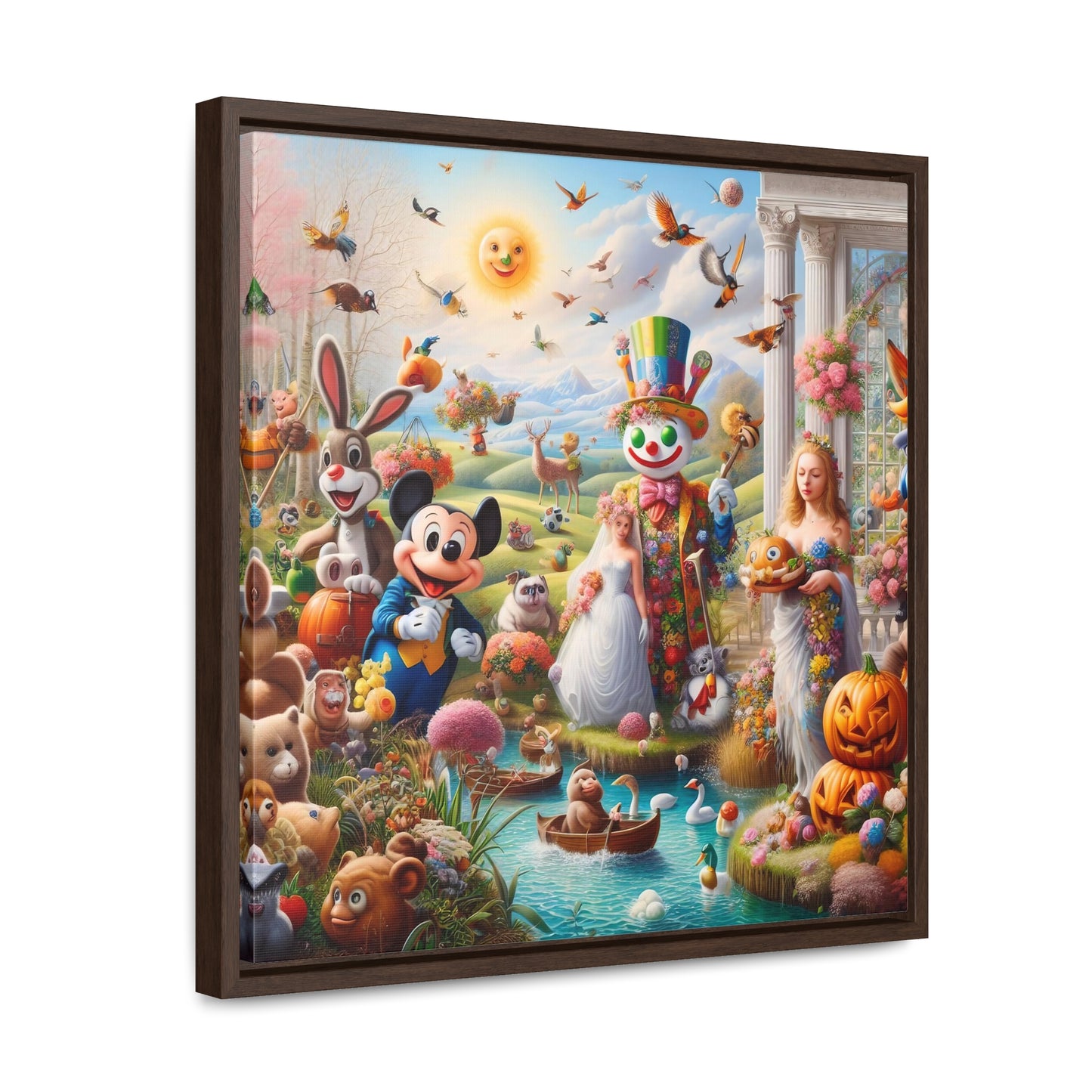 Framed Gallery Canvas Wrap - Spring 7