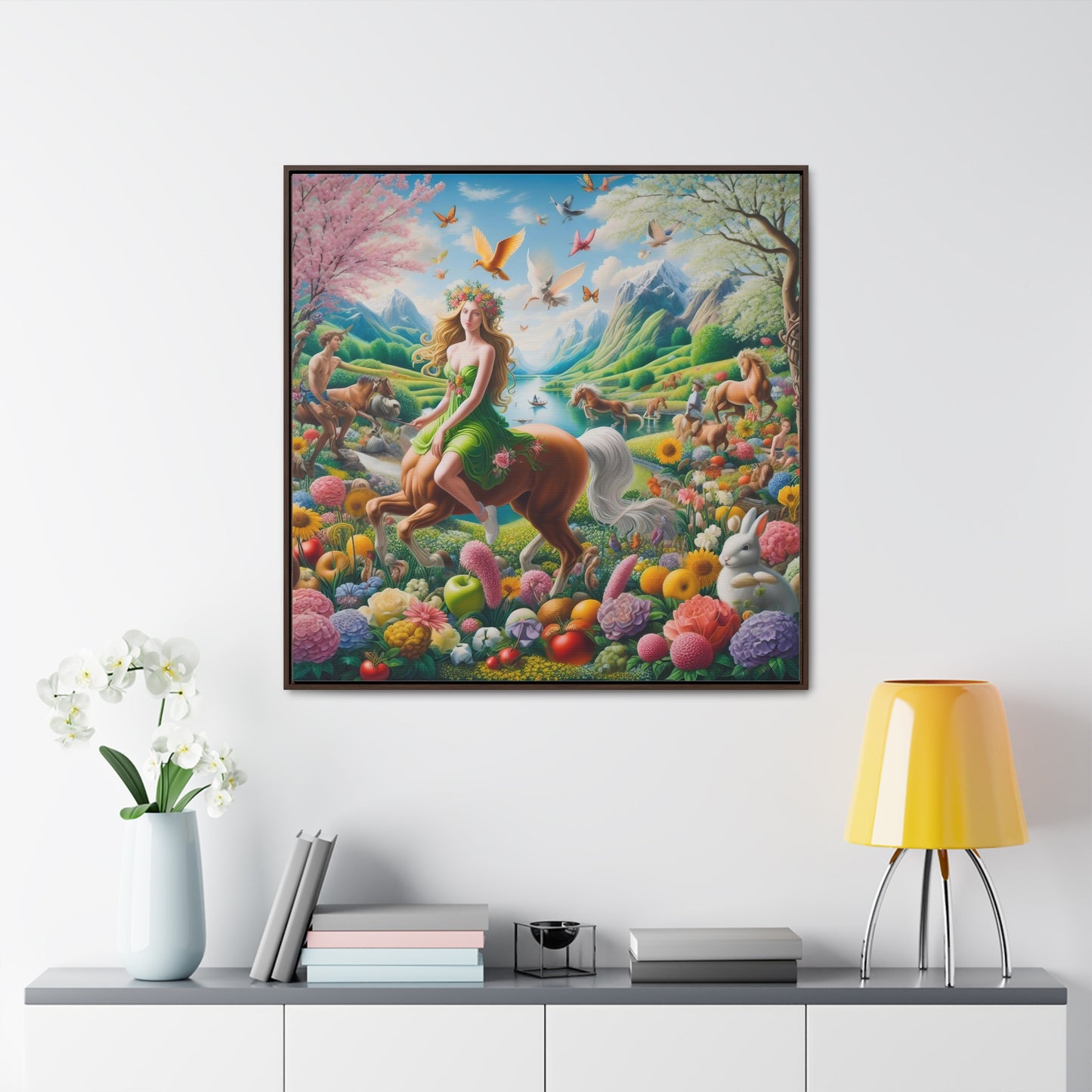 Framed Gallery Canvas Wrap - Spring 9