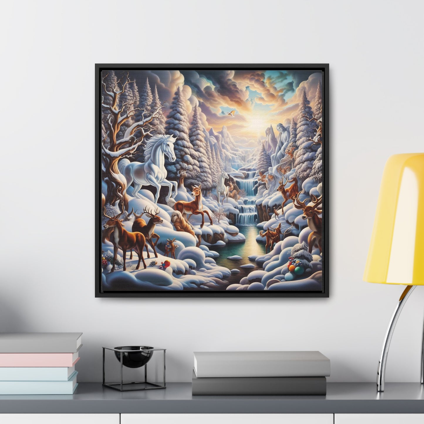 Framed Gallery Canvas Wrap - Winter 116