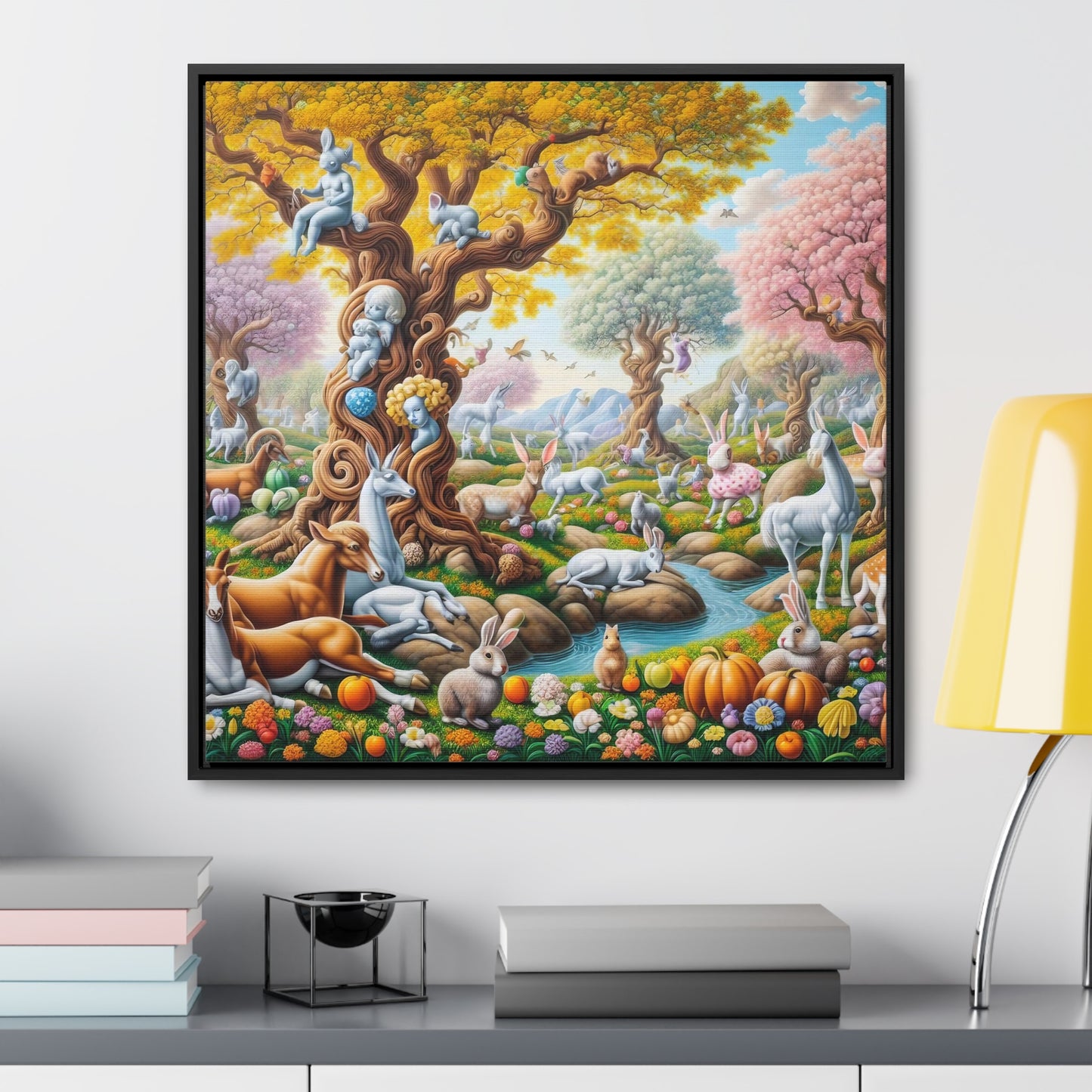 Framed Gallery Canvas Wrap - Spring 133