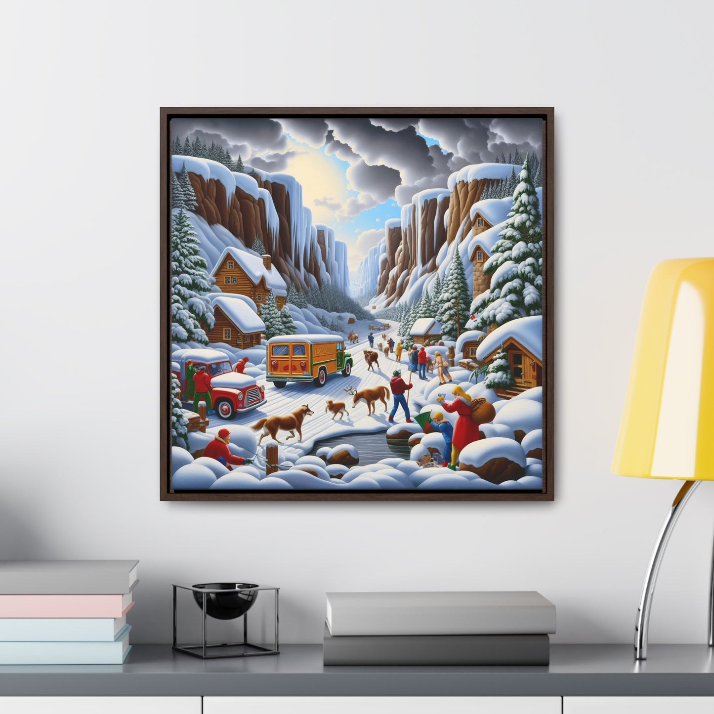 Framed Gallery Canvas Wrap - Winter 120