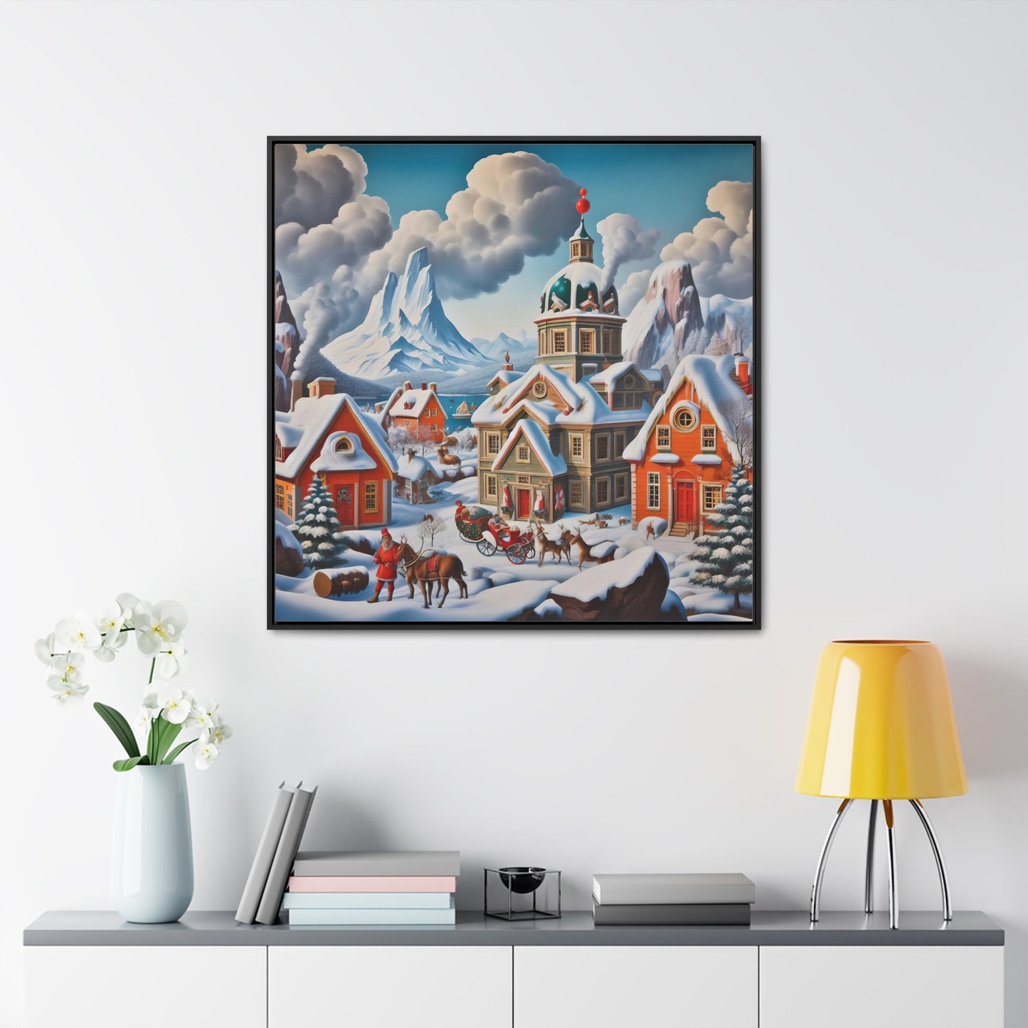 Framed Gallery Canvas Wrap - Winter 124