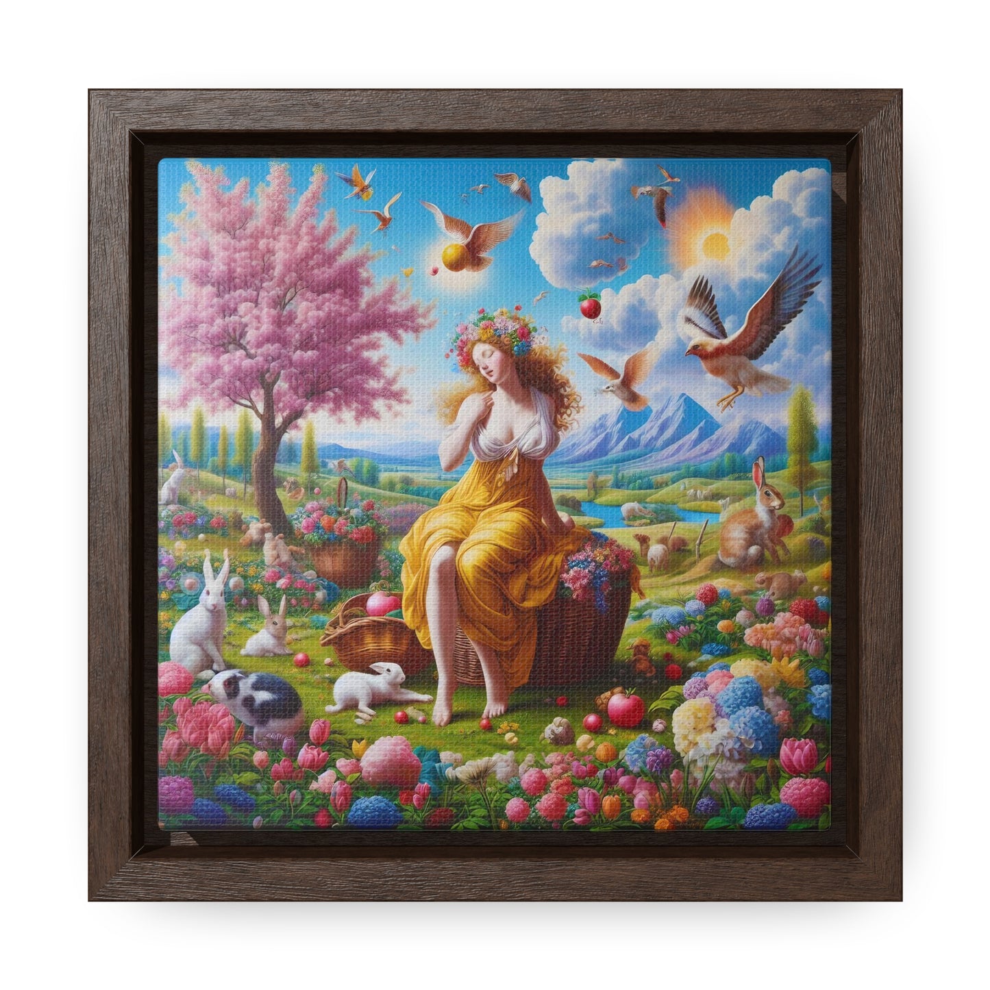 Framed Gallery Canvas Wrap - Spring 116