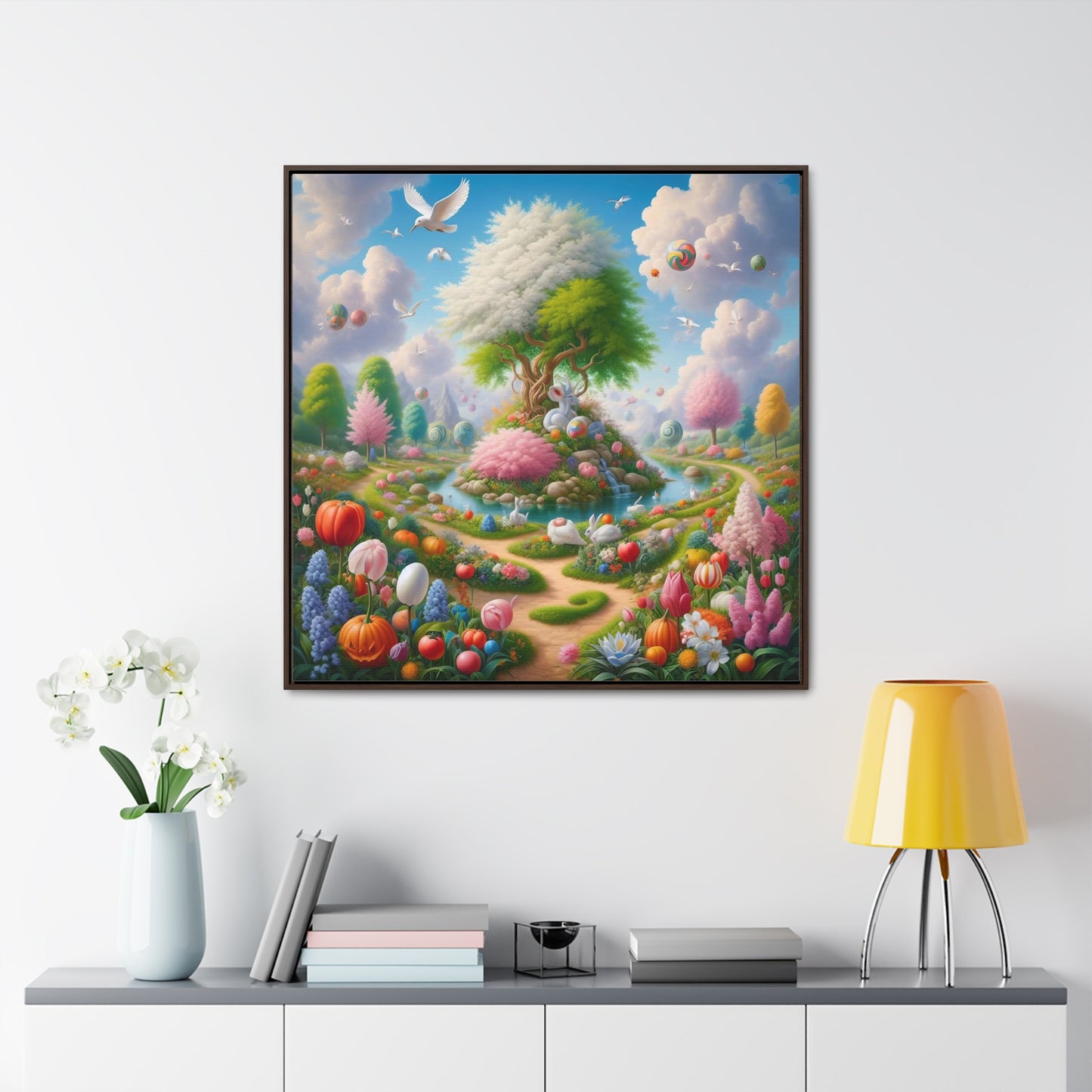 Framed Gallery Canvas Wrap - Spring 42