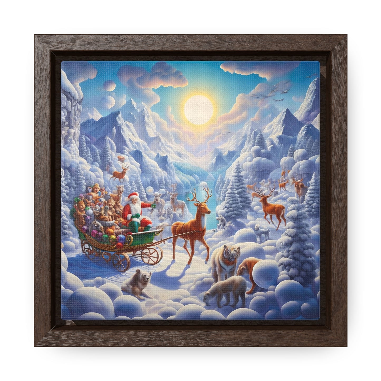 Framed Gallery Canvas Wrap - Winter 123