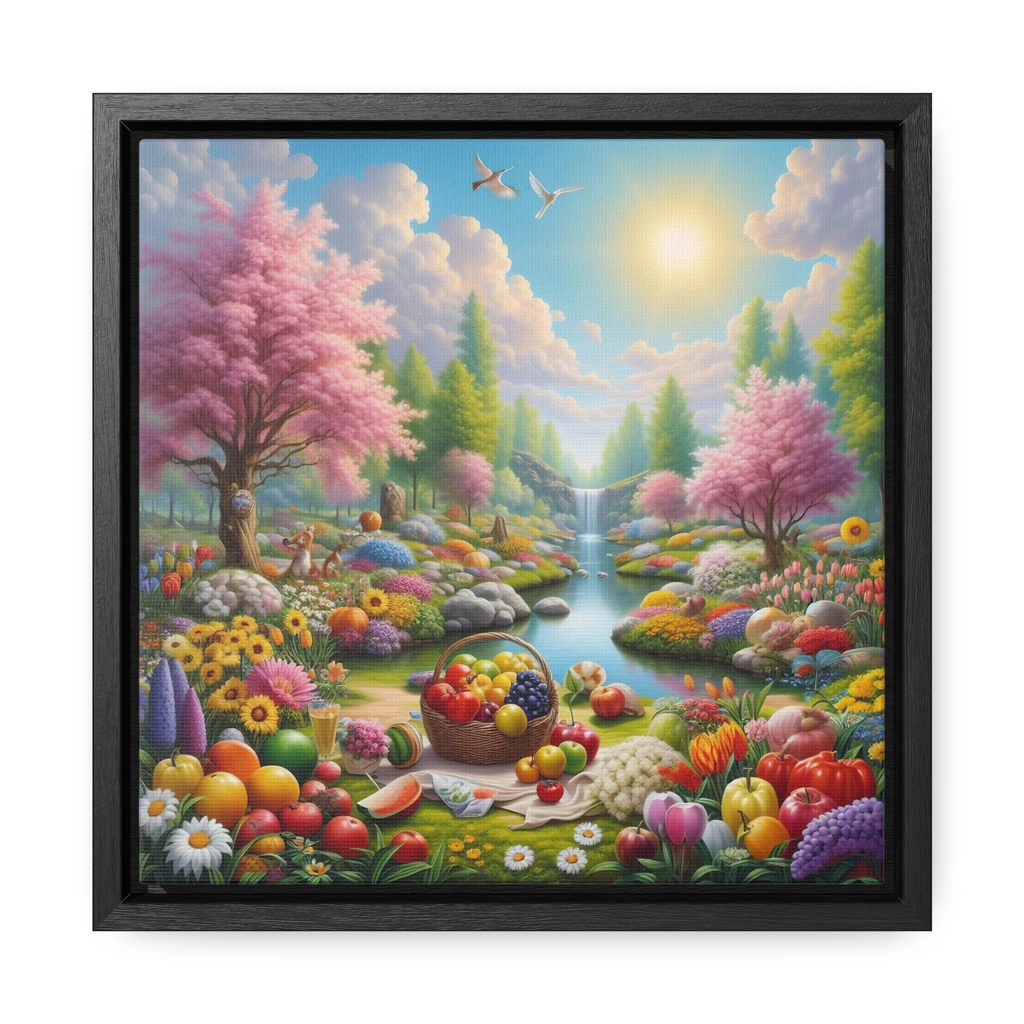 Framed Gallery Canvas Wrap - Spring 46