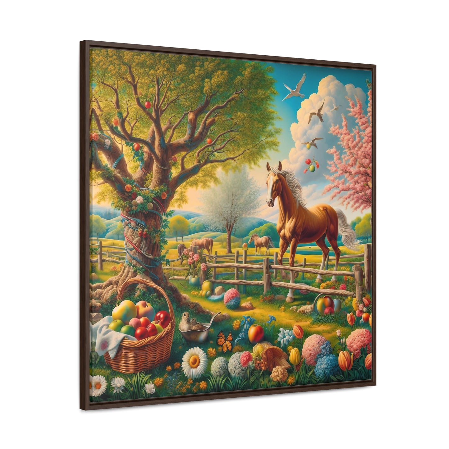 Framed Gallery Canvas Wrap - Spring 50