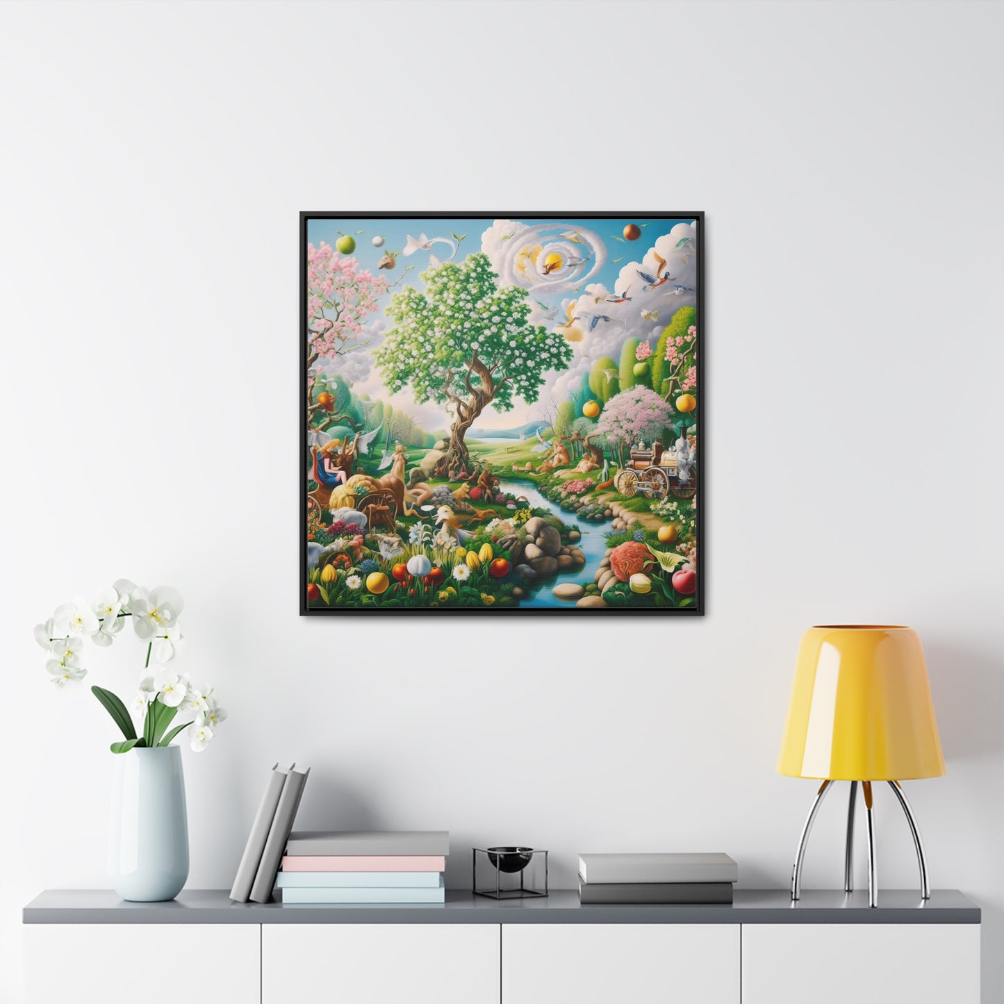 Framed Gallery Canvas Wrap - Spring 34