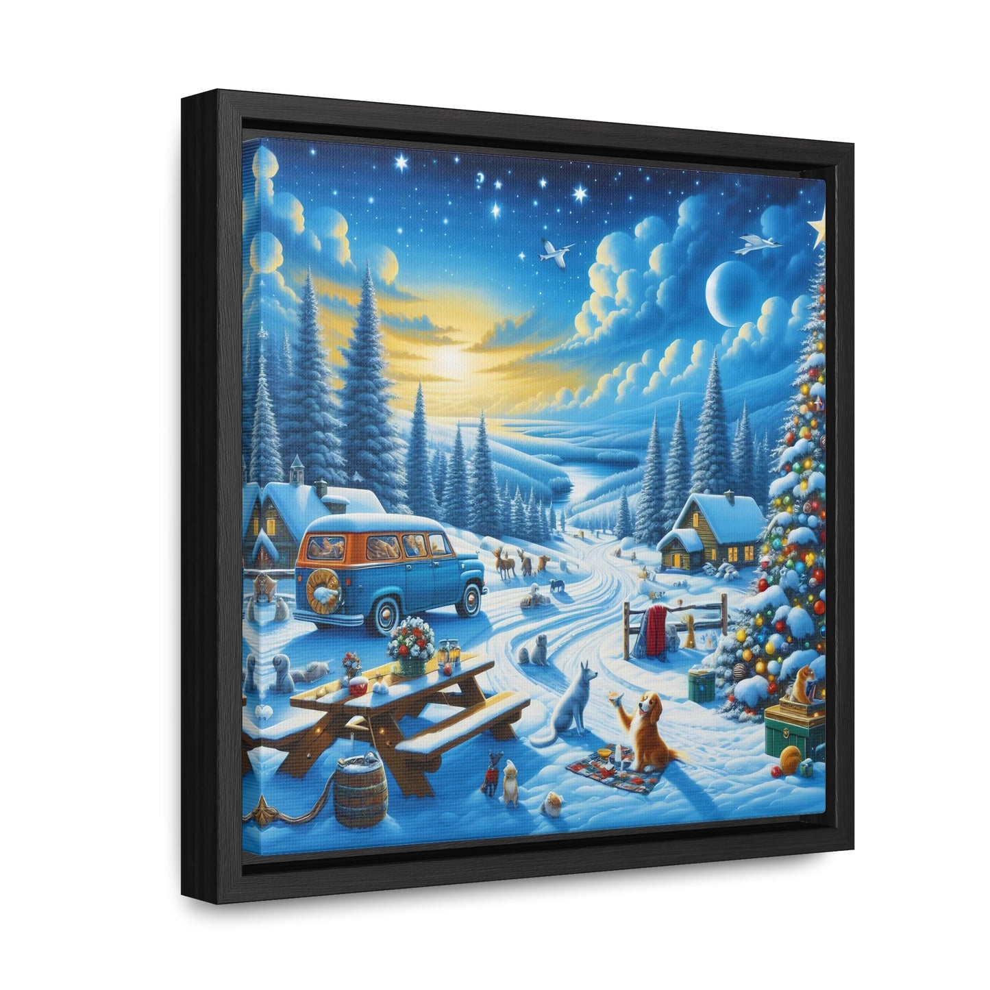 Framed Gallery Canvas Wrap - Winter 110