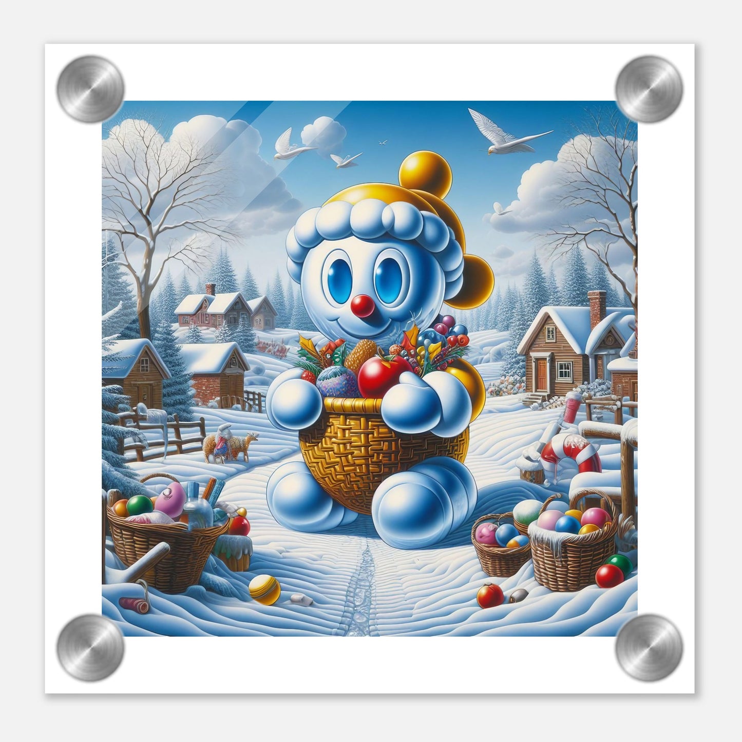 Wall Art - Winter 52 - Baby snowman