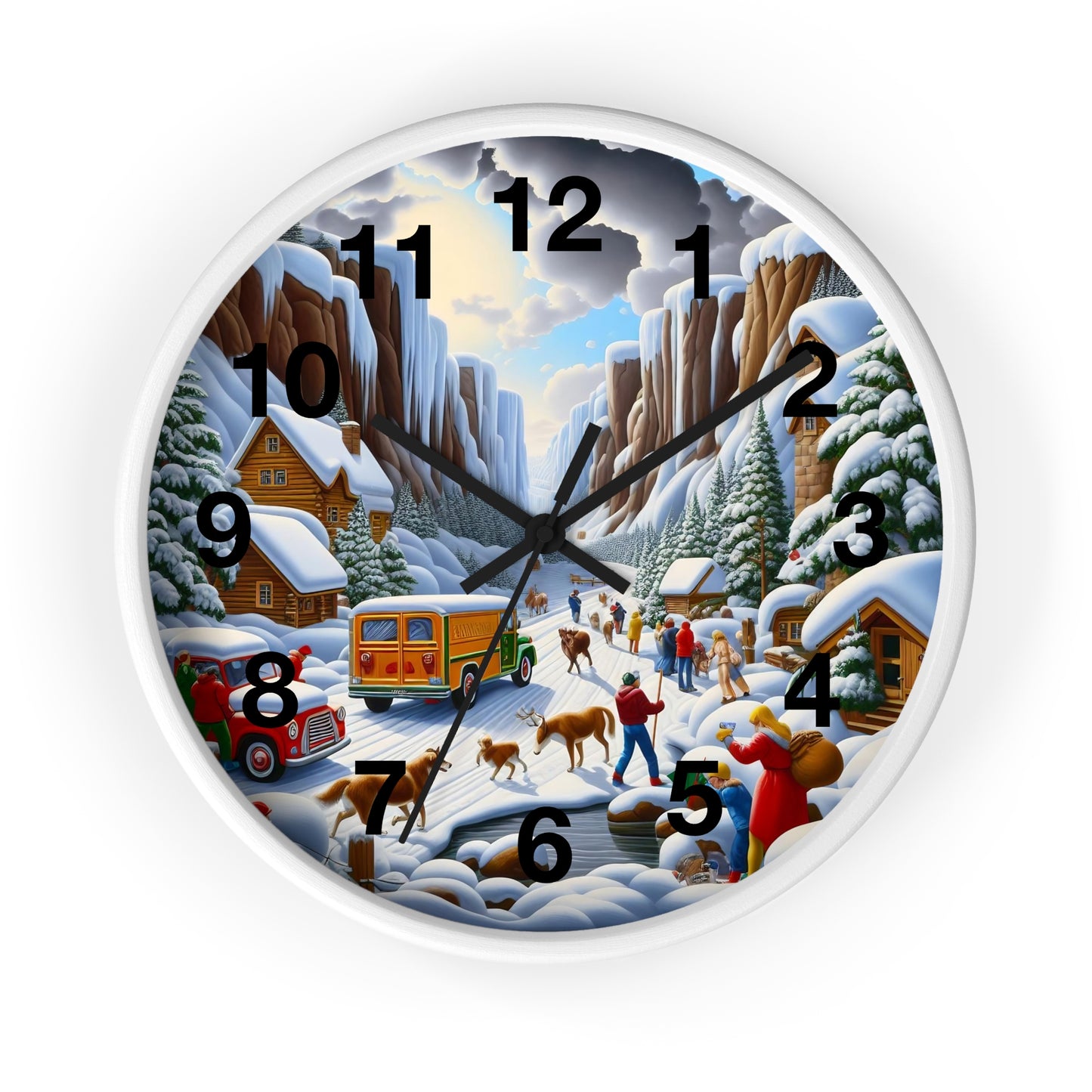 Wall Clock - Winter 120