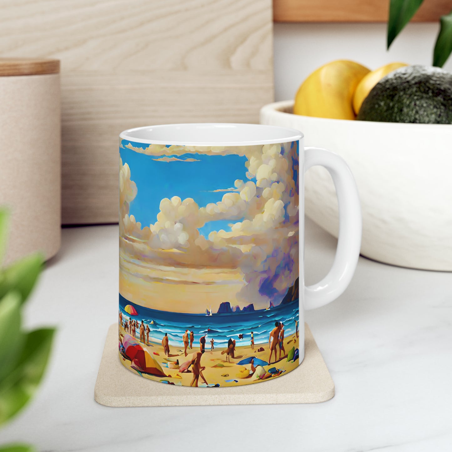 Ceramic Mug 11oz - Beach 2003