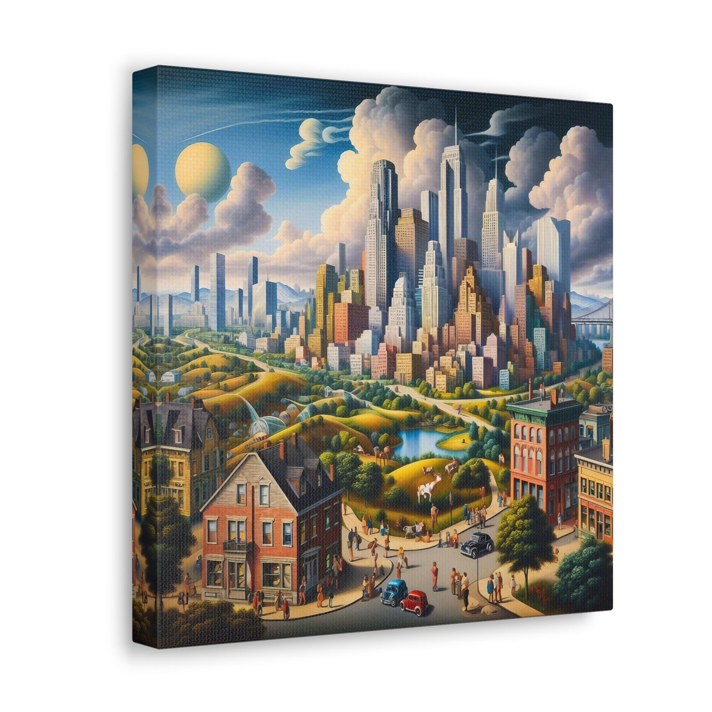 Canvas Gallery Wrap - City 7