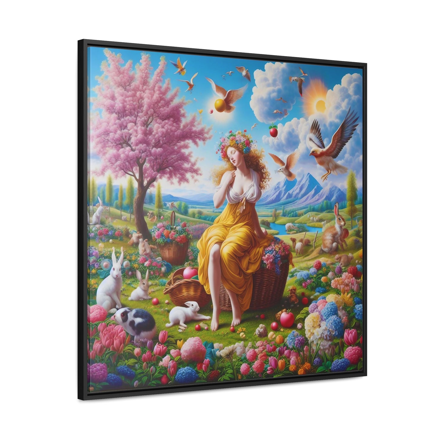 Framed Gallery Canvas Wrap - Spring 116