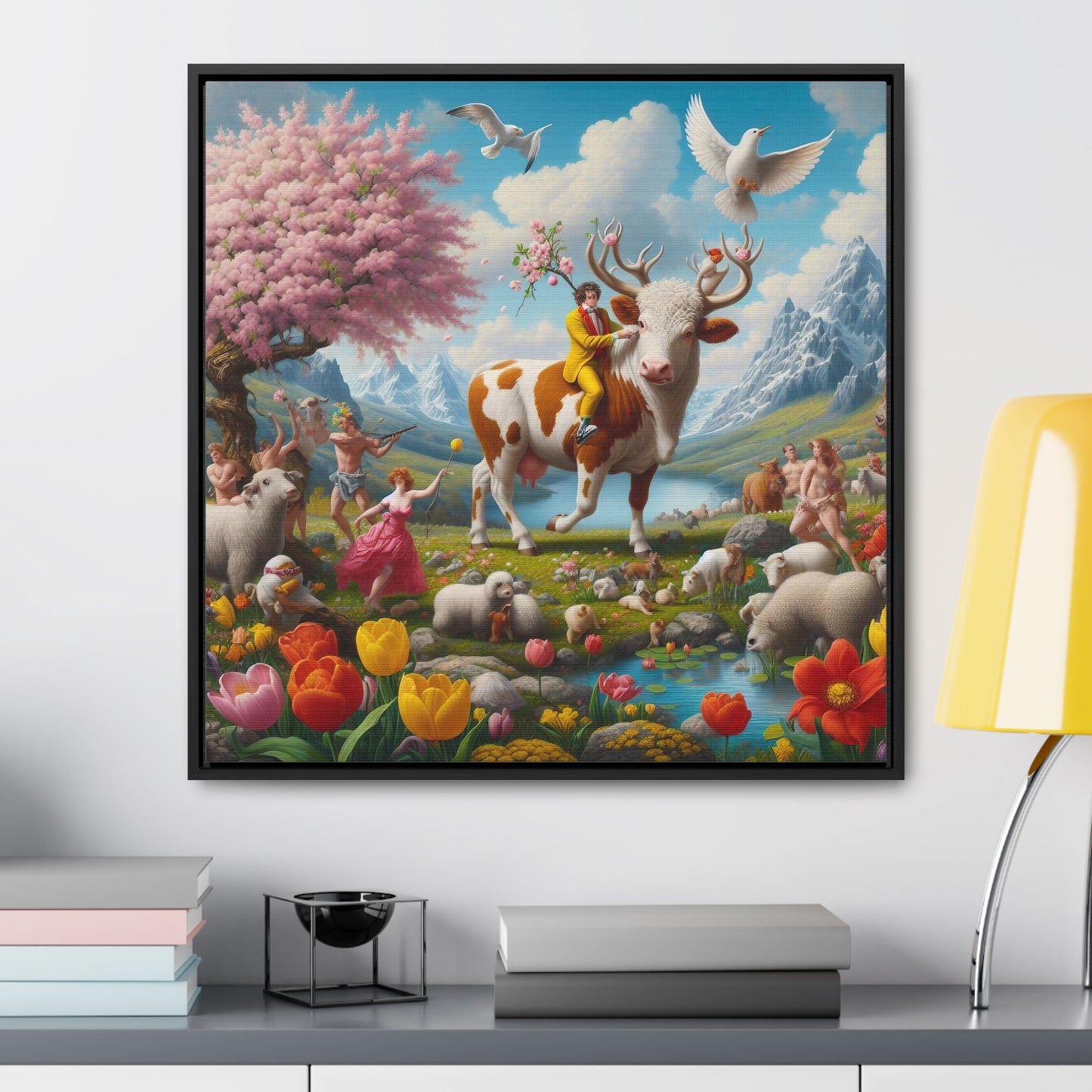 Framed Gallery Canvas Wrap - Spring 28