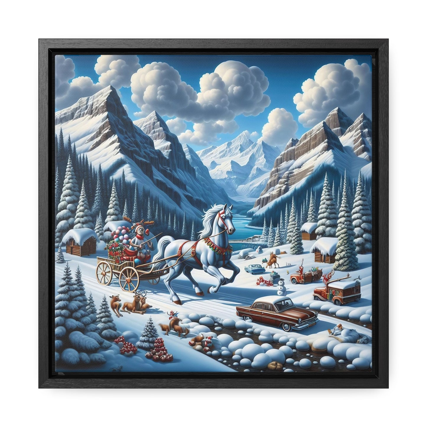 Framed Gallery Canvas Wrap - Winter 107