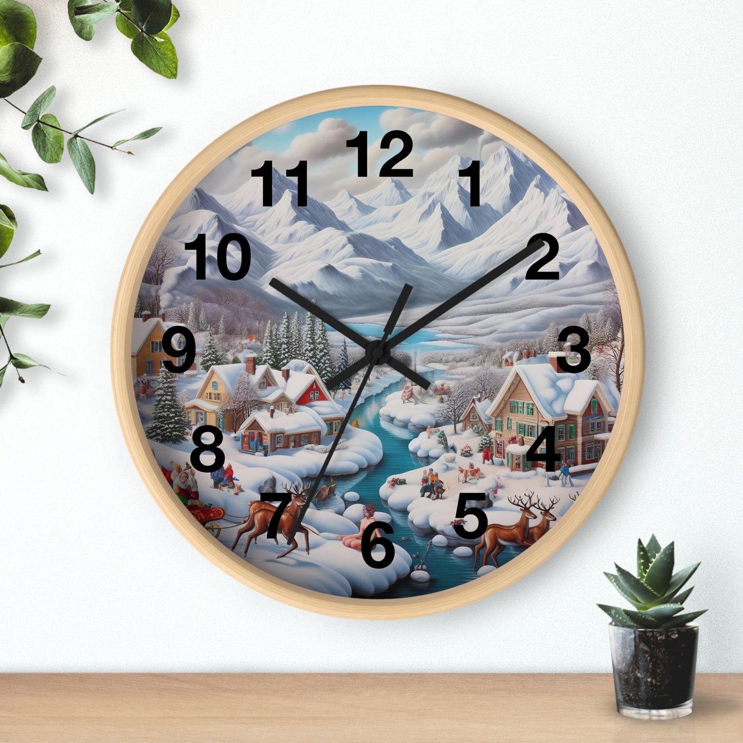 Wall Clock - Winter 109