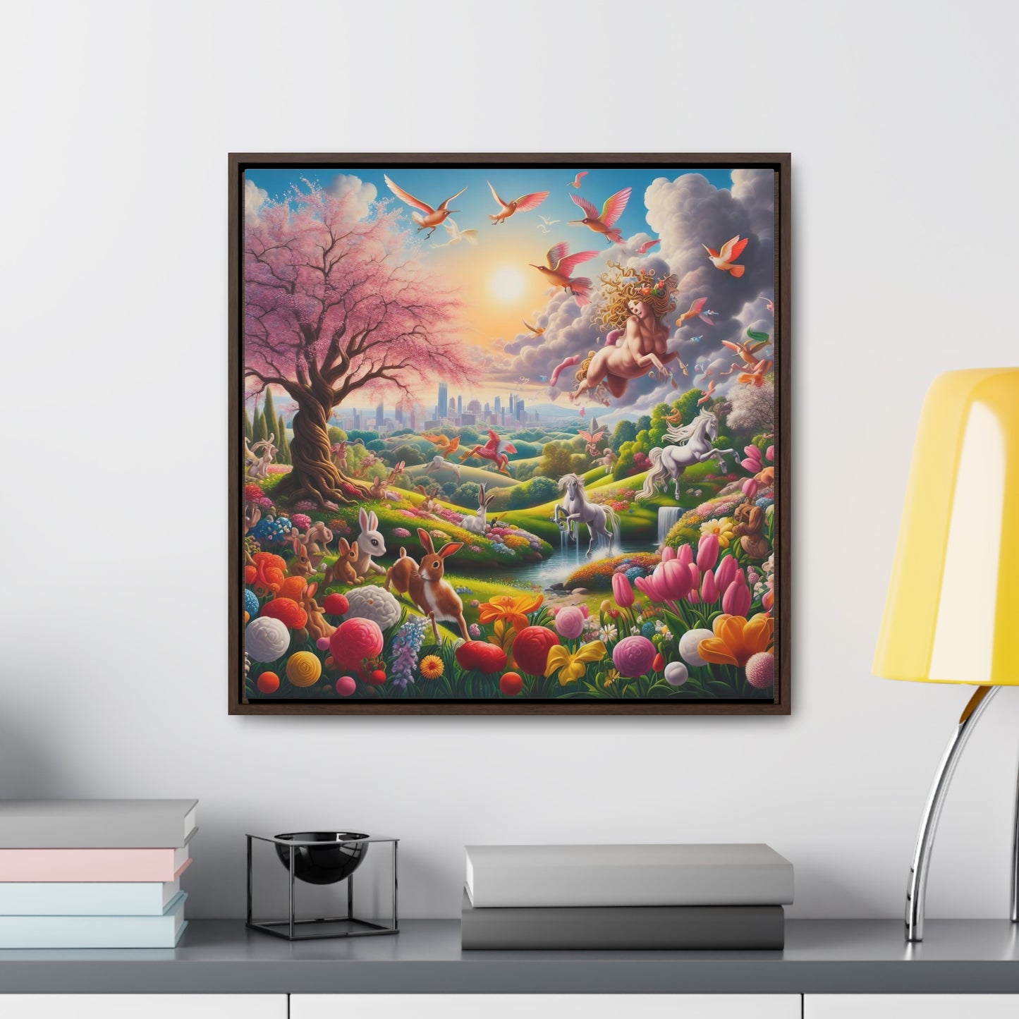 Framed Gallery Canvas Wrap - Spring 110