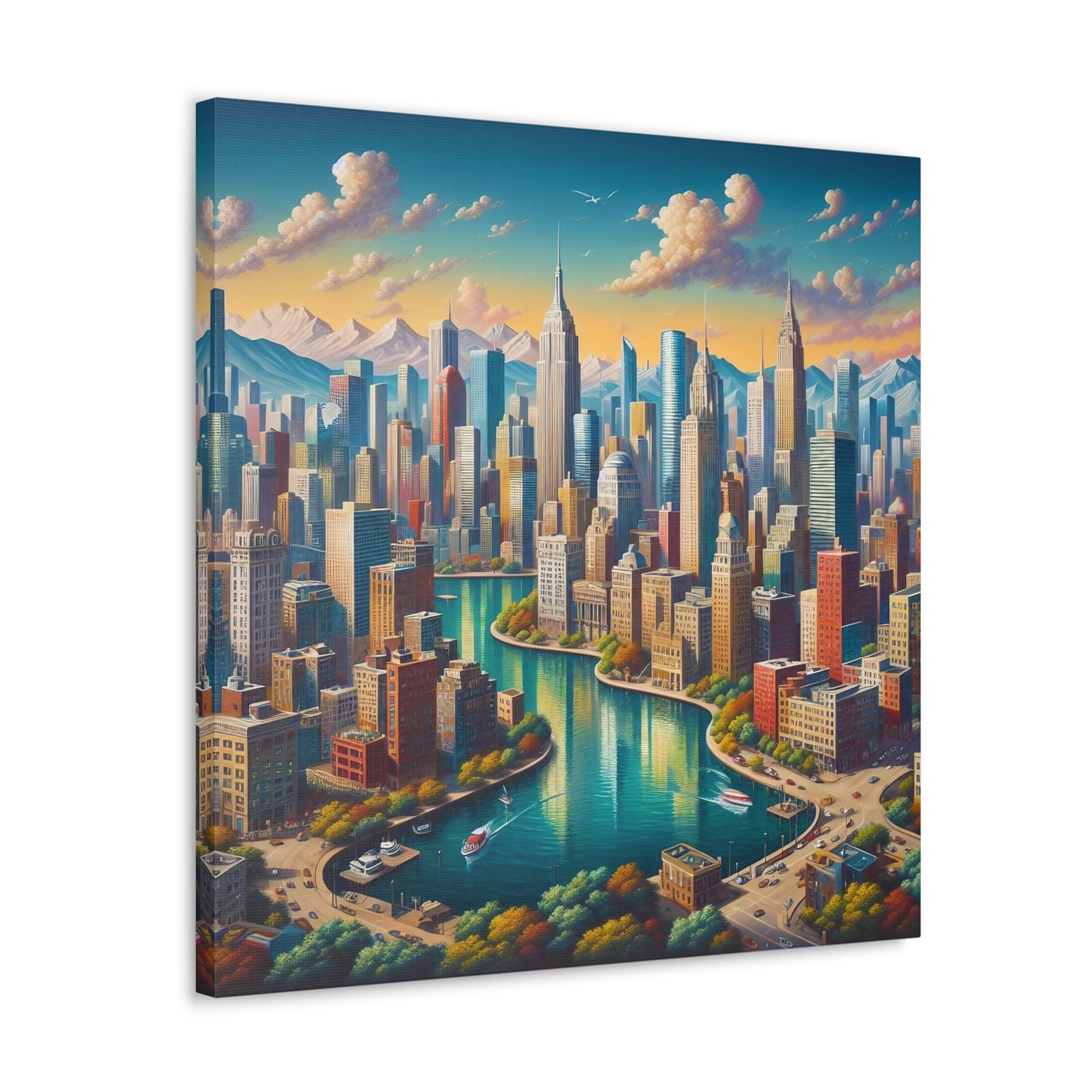 Canvas Gallery Wrap - City 1