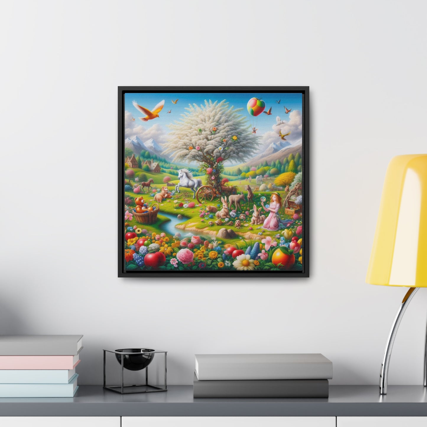 Framed Gallery Canvas Wrap - Spring 127