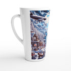 White Latte 17oz Ceramic Mug - Winter 114