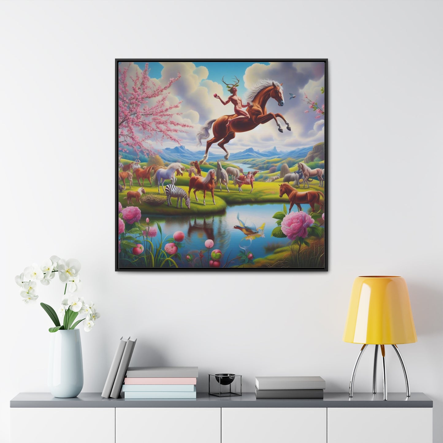 Framed Gallery Canvas Wrap - Spring 118
