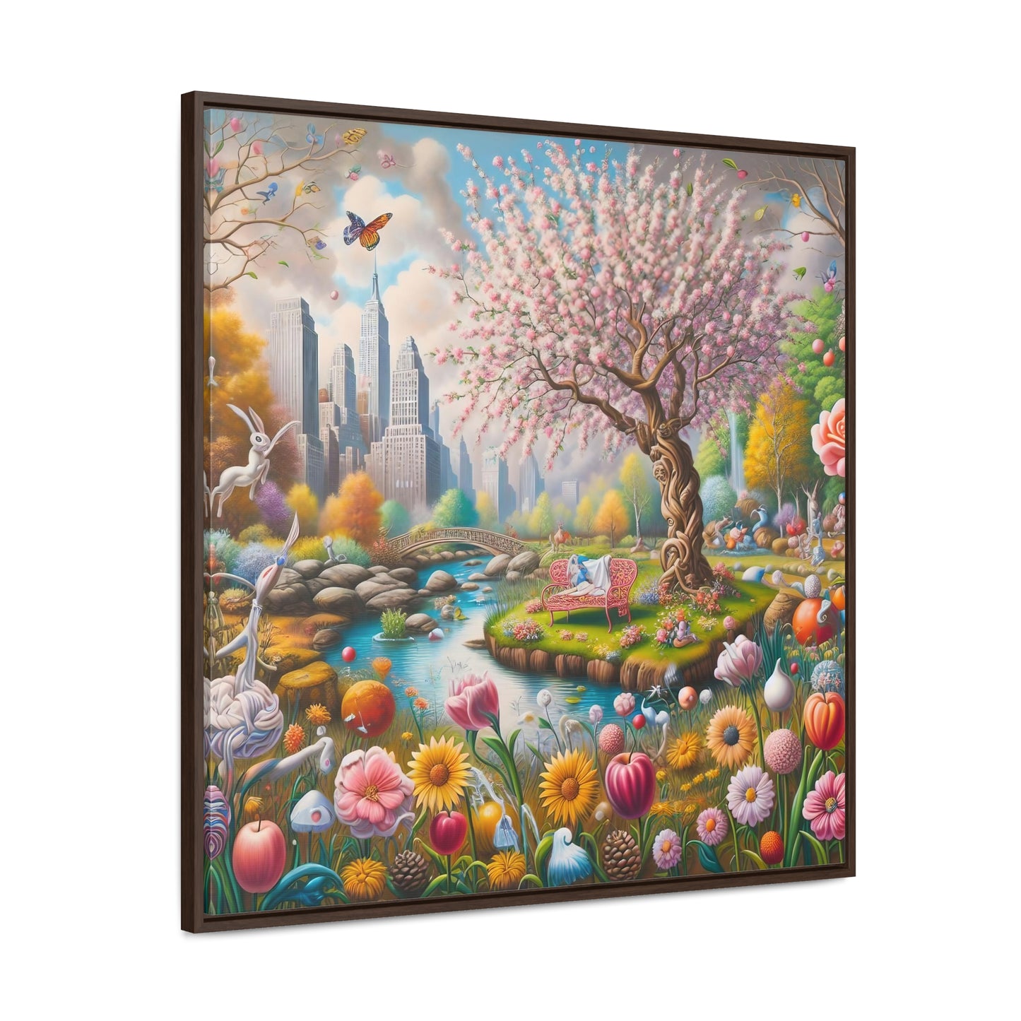 Framed Gallery Canvas Wrap - Spring 135