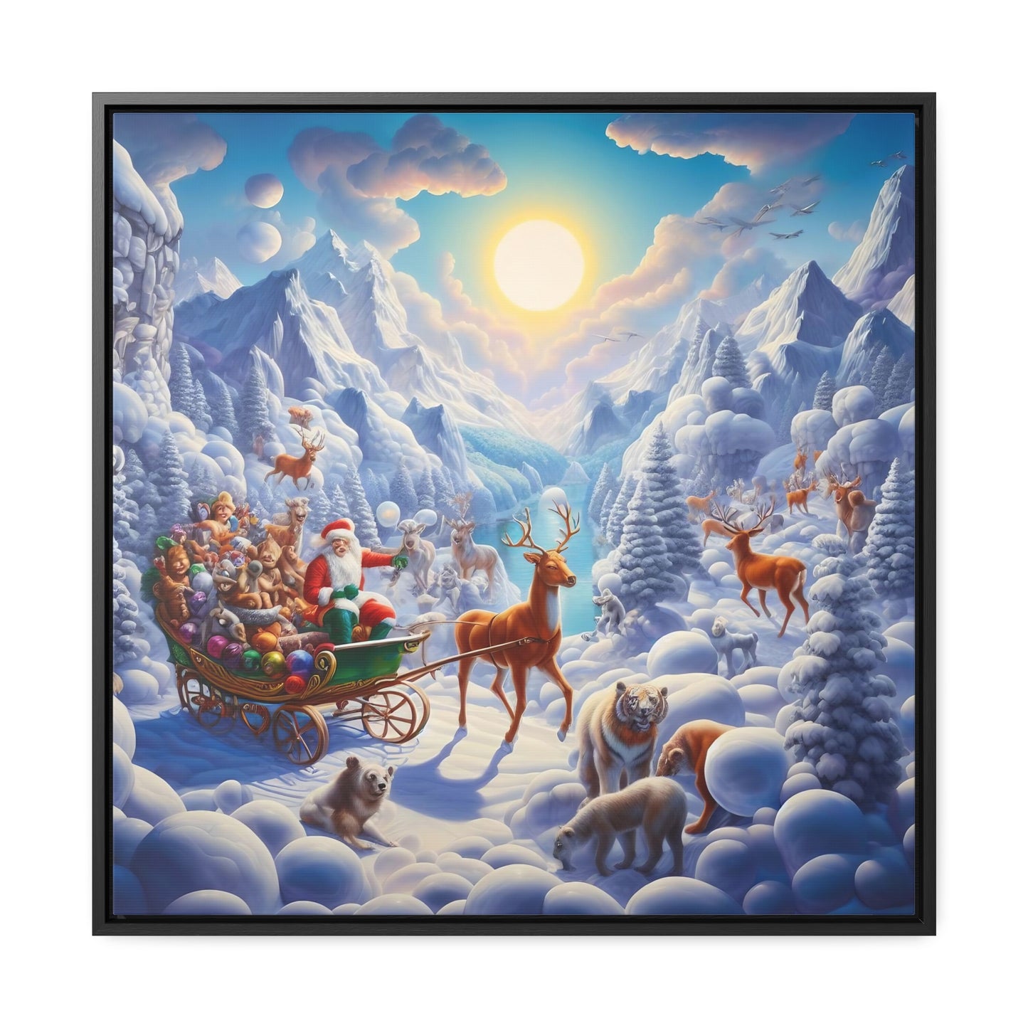 Framed Gallery Canvas Wrap - Winter 123