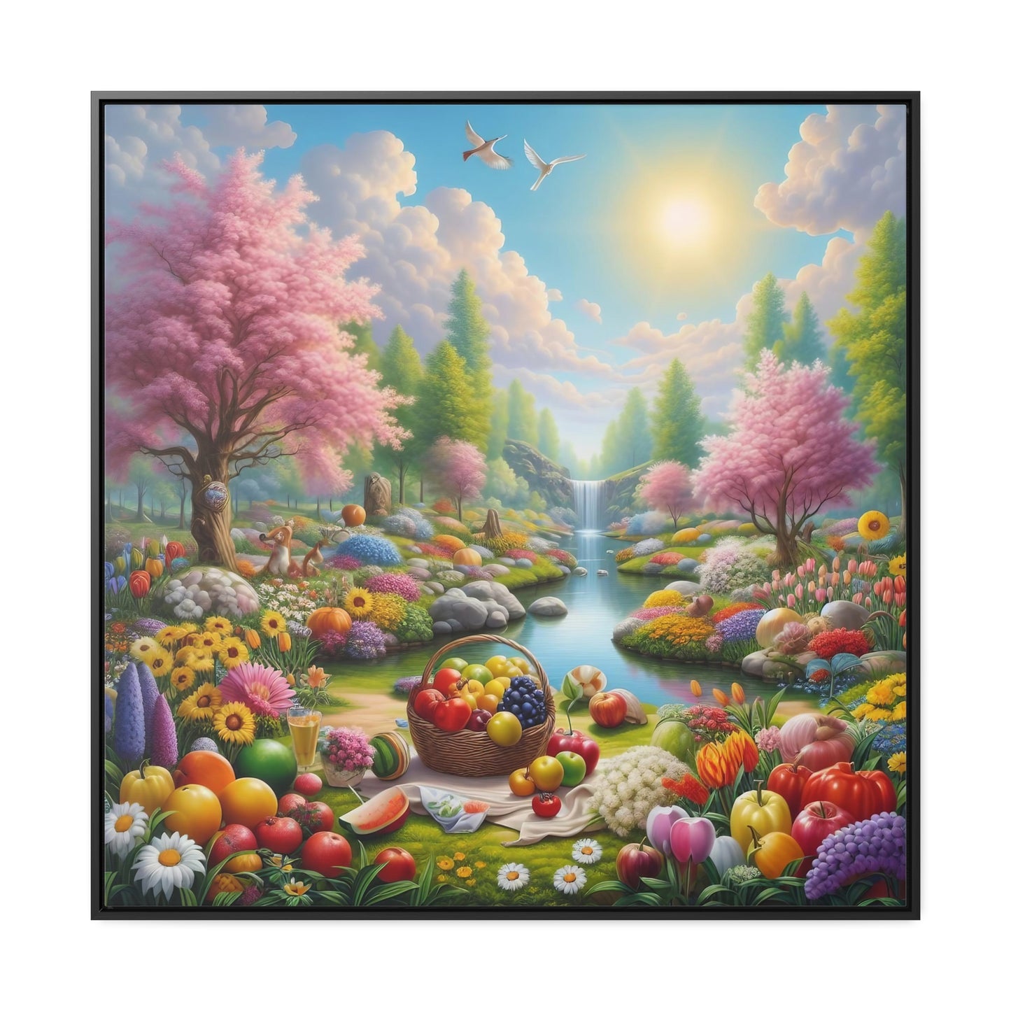 Framed Gallery Canvas Wrap - Spring 46