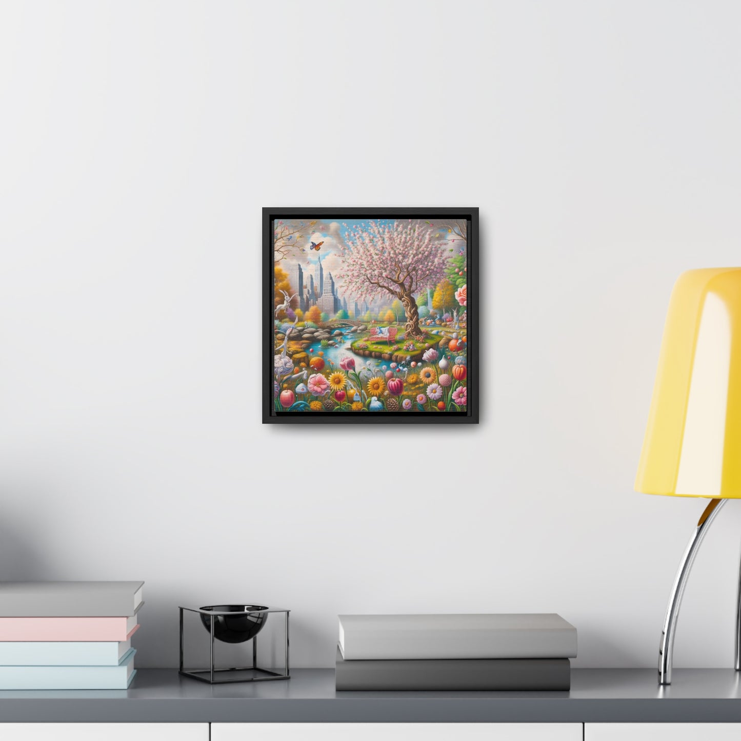 Framed Gallery Canvas Wrap - Spring 135