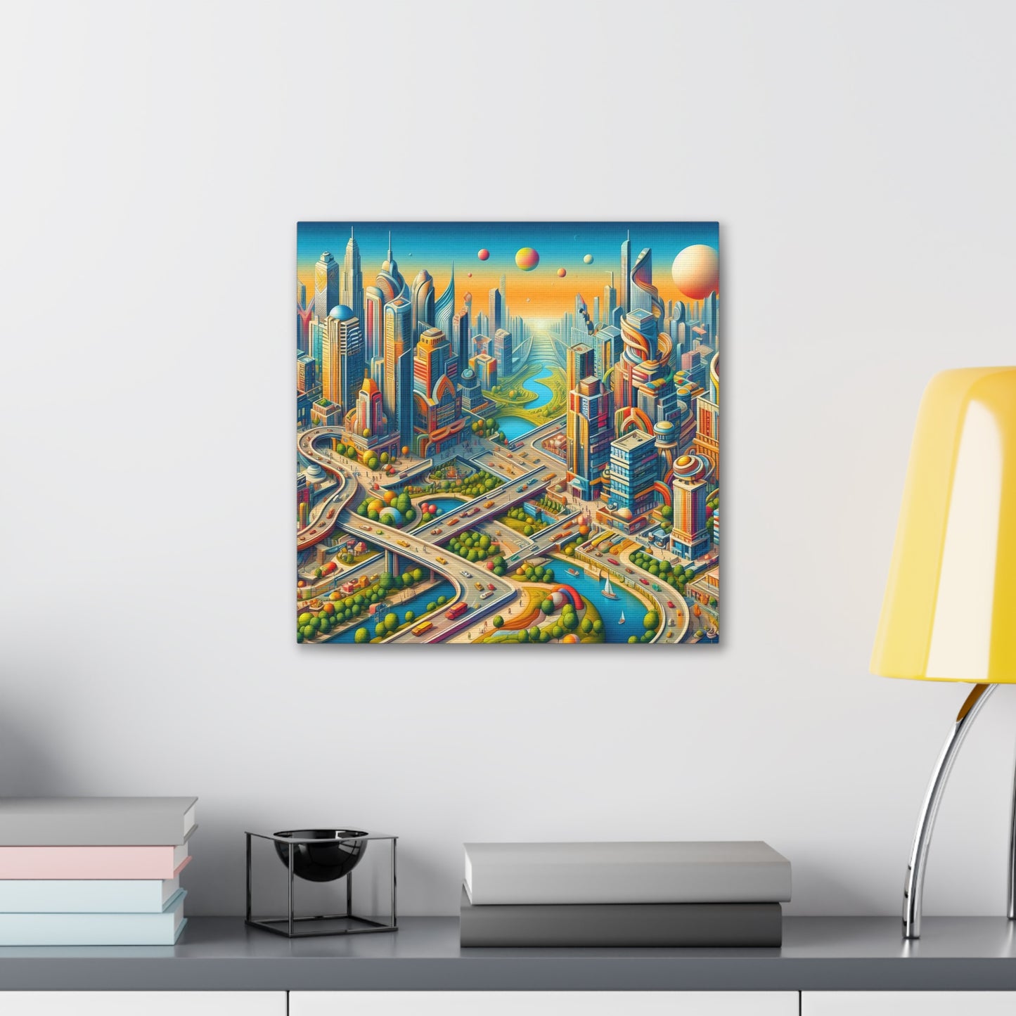 Canvas Gallery Wrap - City 9