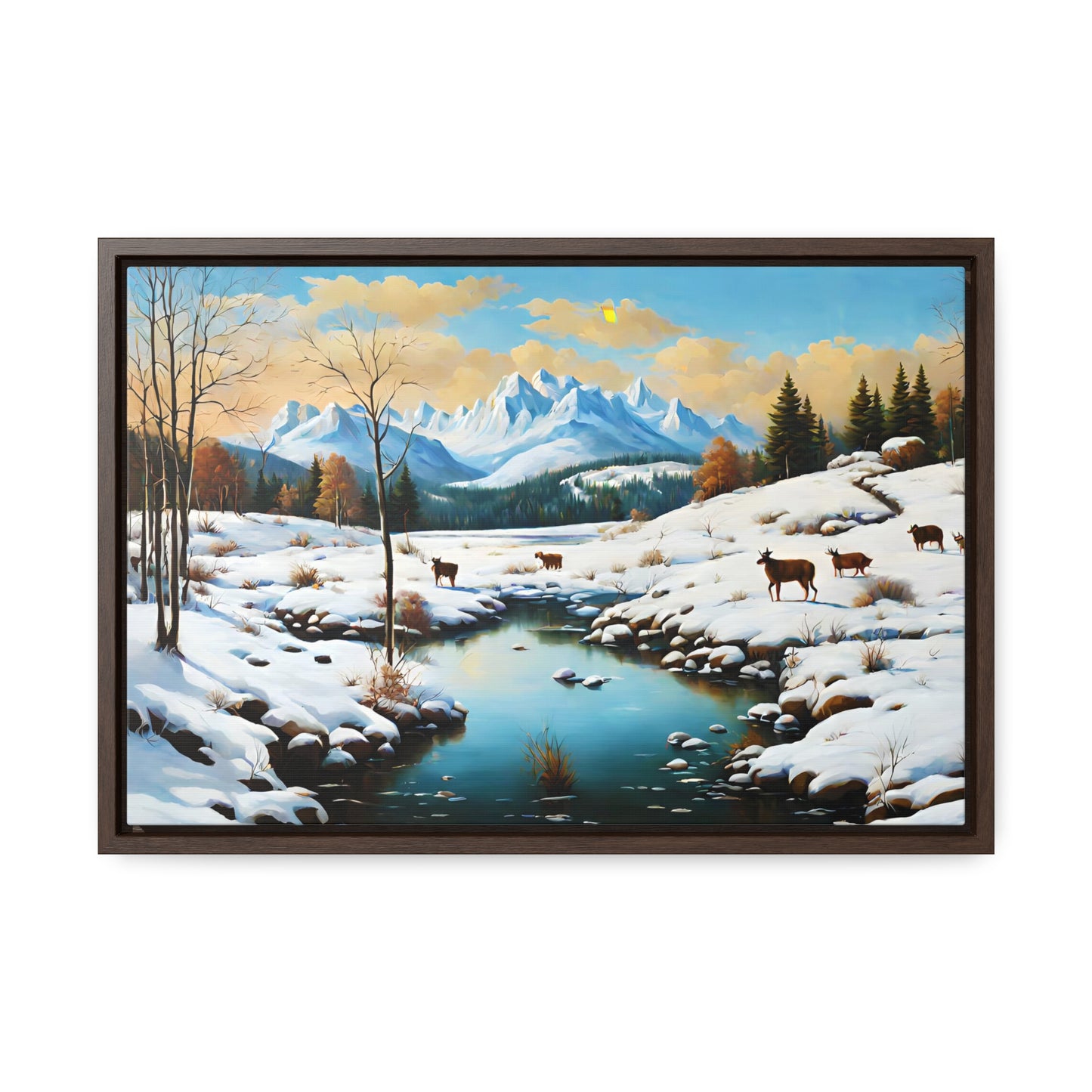 Framed Canvas Gallery Wrap - Winter 2003