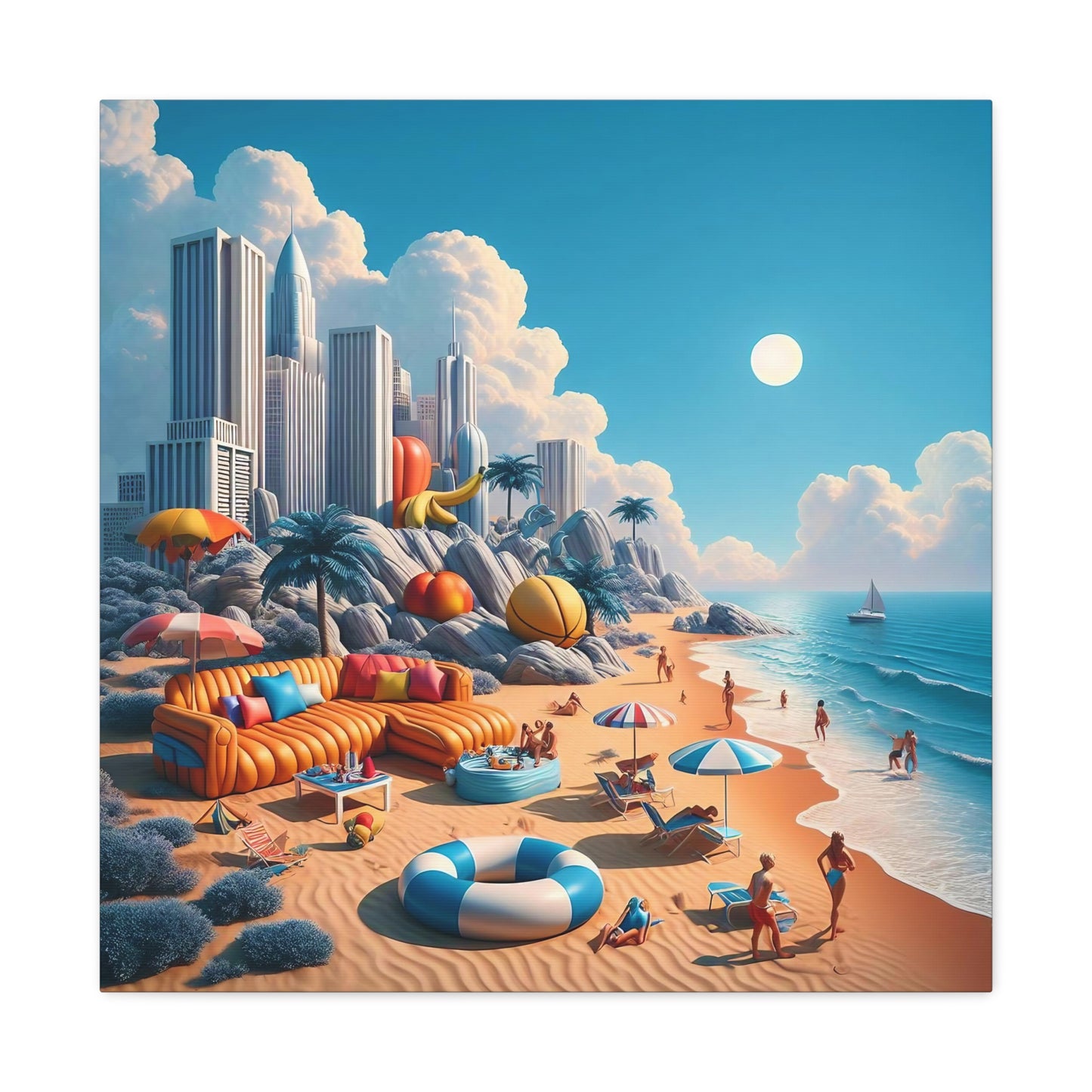 Canvas Gallery Wrap - Beach 19