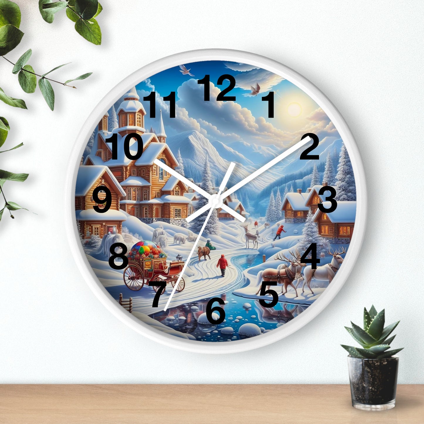 Wall Clock - Winter 115