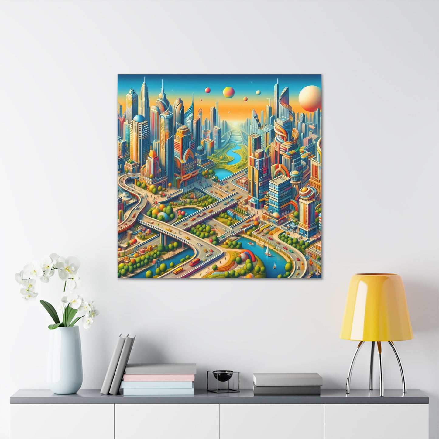 Canvas Gallery Wrap - City 9