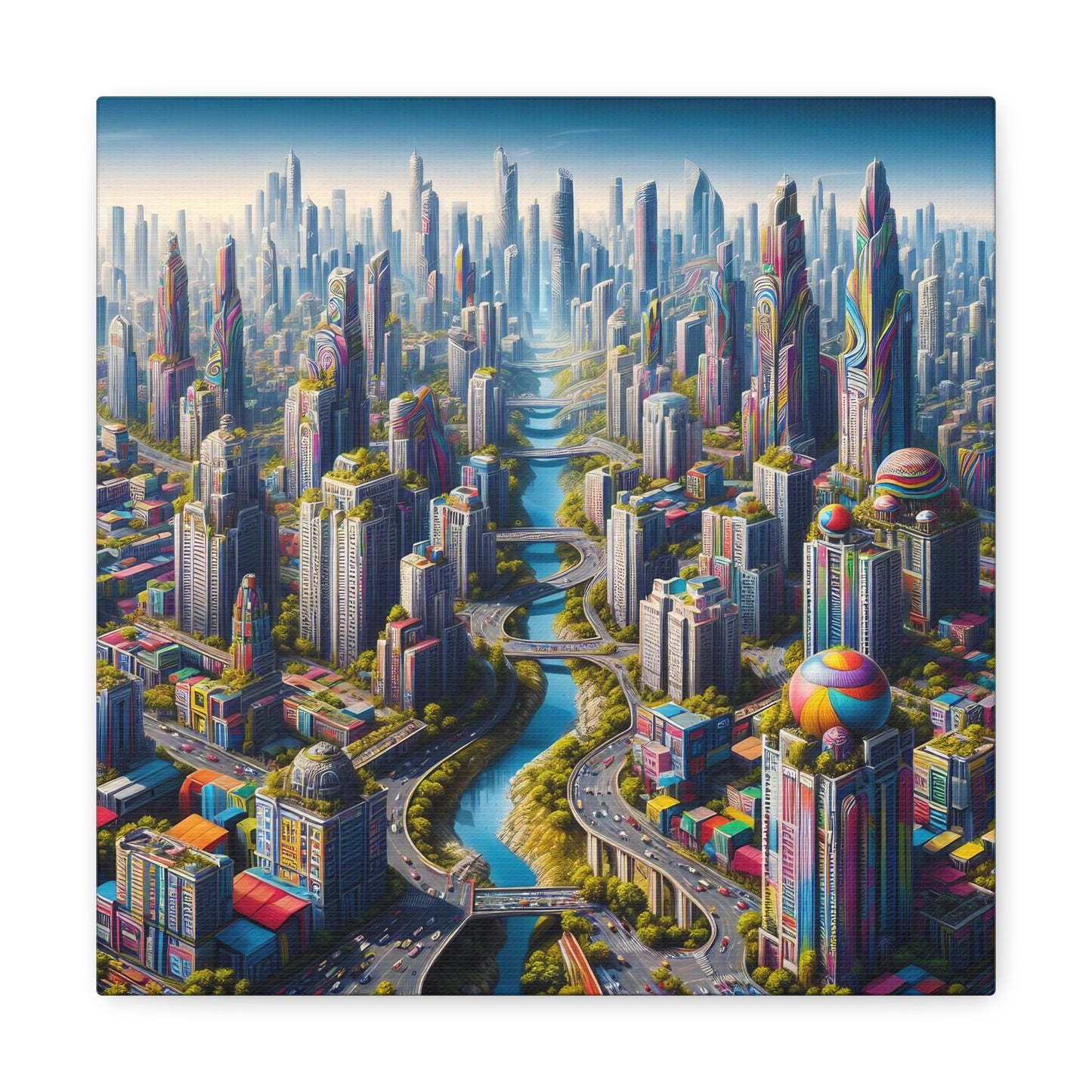 Canvas Gallery Wrap - City 11