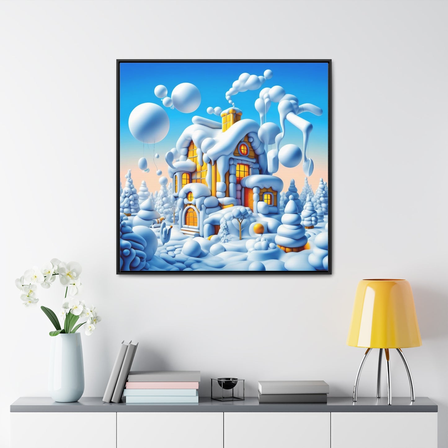 Framed Gallery Canvas Wrap - Winter 111