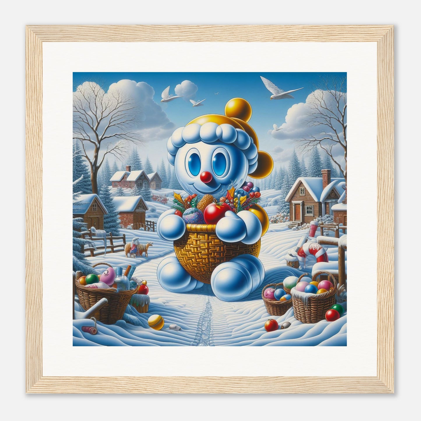 Wall Art - Winter 52 - Baby snowman